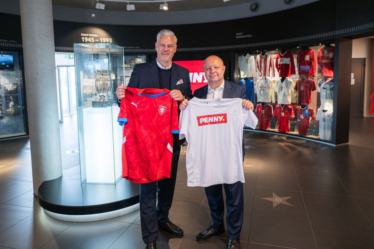PENNY je novým generálním partnerem české fotbalové reprezentace